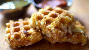 receta Waffle de queso